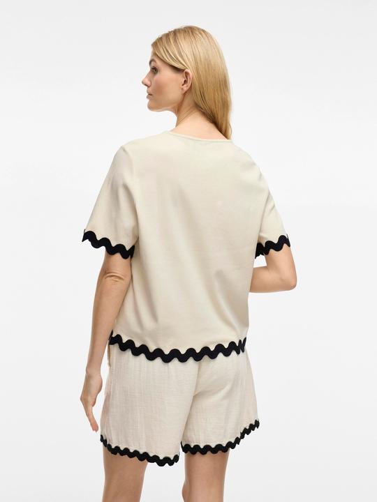 Actual product image Vila VICALISA Rundhals Oberteil mit kurzen Ärmeln (S)