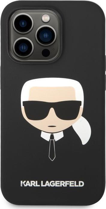 Image du produit Karl Lagerfeld iPhone 14 Pro MagSafe Compatible Case Liquid Silicone Karl Head (Apple iPhone 14 Pro)