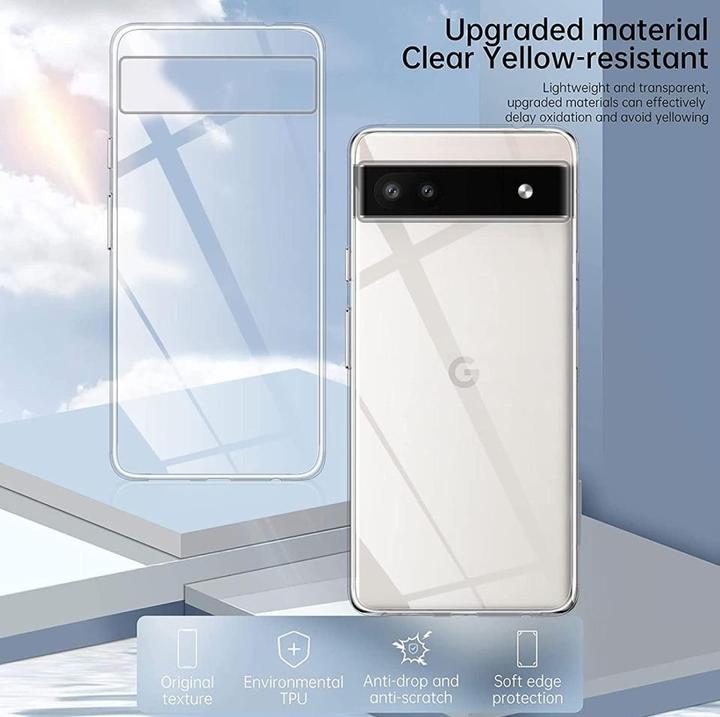 Immagine prodotto Screenguard Custodia trasparente in TPU flessibile (Google Pixel 6a)