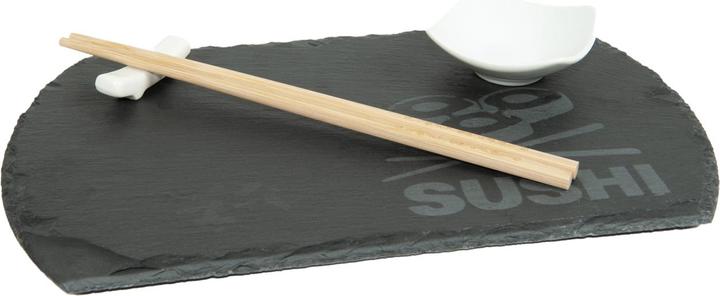 Actual product image Natura Punto Slate sushi plate (4 Piece)