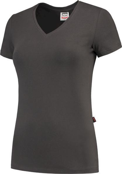 Tricorp T-shirt V-neck Fitted Ladies White Gr. XL (XL)