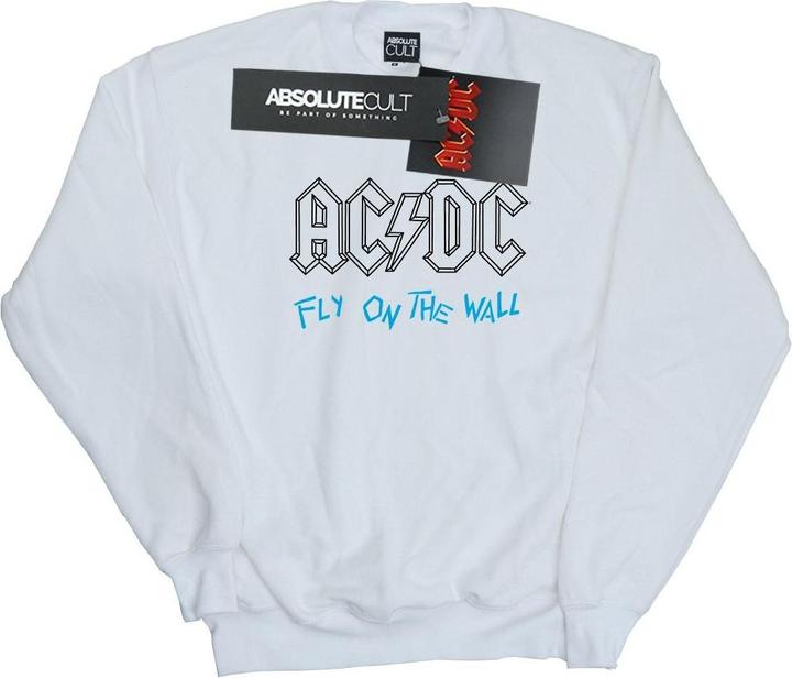 AC/DC Fly On The Wall Outline Sweatshirt aus Baumwolle