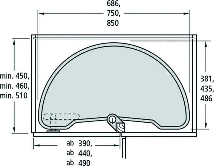 Image du produit Ninka Ferrures de tablettes pivotantes (1 pcs)