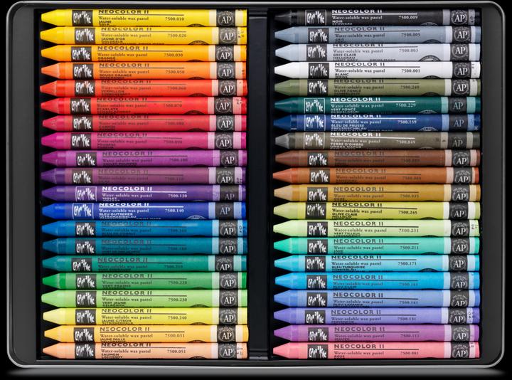 Immagine prodotto Caran d'Ache Neocolor II Aquarelle Metallschachtel (Multicolore, 40 x)