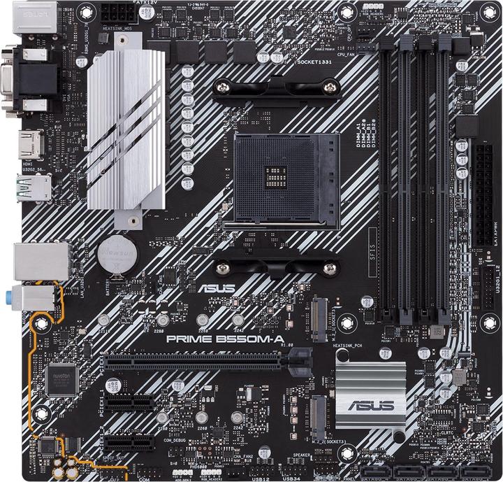 ASUS PRIME B550M-A (AM4, AMD B550, mATX)
