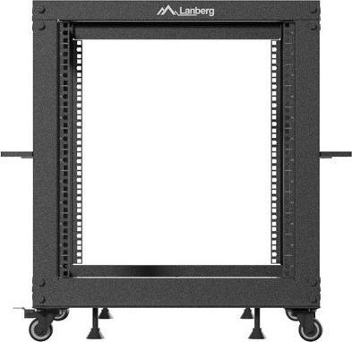 Actual product image Lanberg OPEN RACK 19 12U 600X600-1100 REGULOWANY CZARNY (19 inch rack)