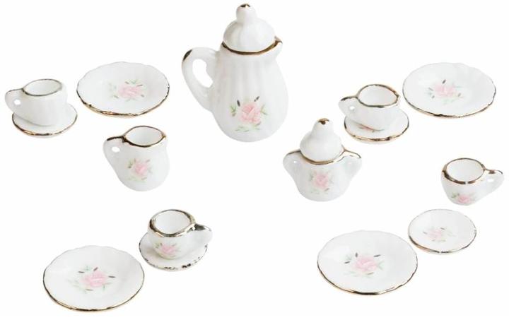 Produktbild Hobby Fun Mini-Utensilien Mini-Kaffeeservice 1-3.5 cm, 16-teilig