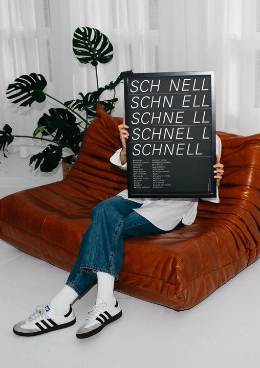 Actual product image Plakativ Schnell von A-Z Poster A2 (59.4 x 42 cm)