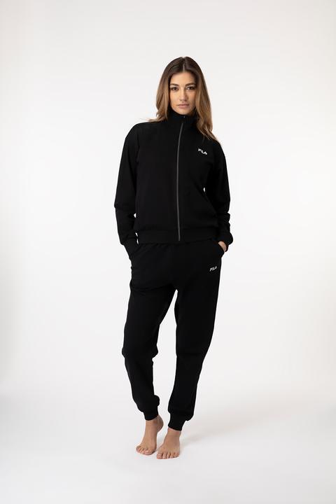 FILA Woman Long Pyjamas In Brushed Fleece Full Zip