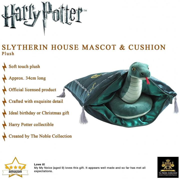 Actual product image Noble Collection Harry Potter: Slytherin with snake