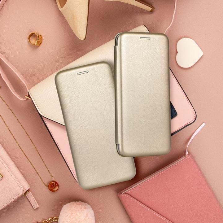 Actual product image OEM Book case ELEGANCE book case for XIAOMI Redmi Note 14 PRO 5G / 14 PRO PLUS 5G gold (Xiaomi Redmi Note 14 Pro 5G)