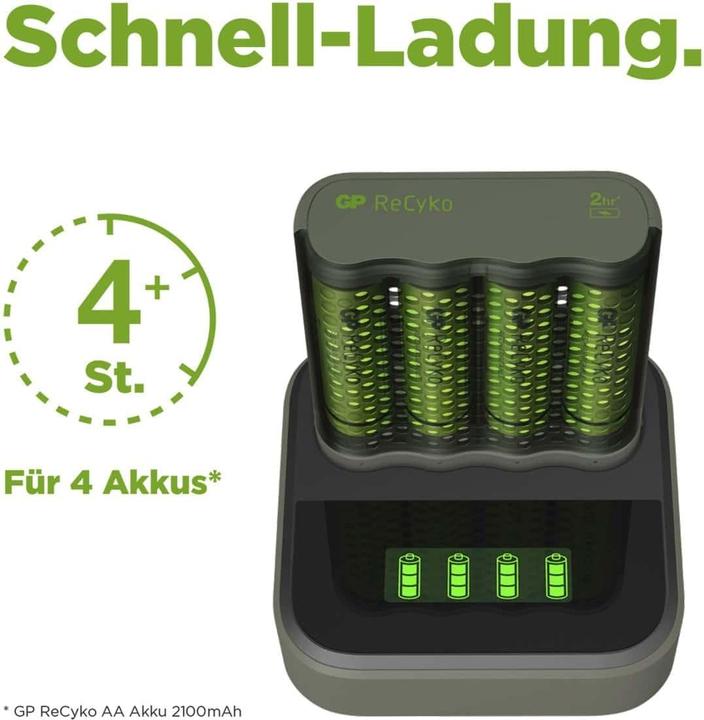 Immagine prodotto GP Batteries Pro-Line Docking Station + 4xAAA + 4xAA (8 pz., AA, 2100 mAh, Batteria + Caricabatterie)