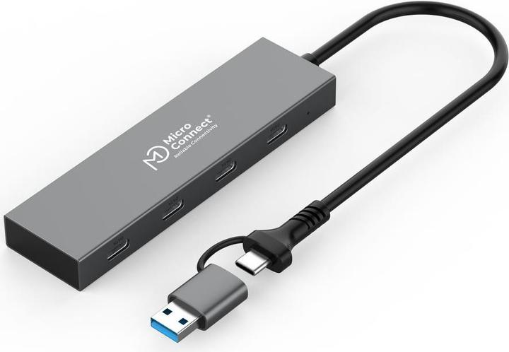 Image du produit MicroConnect USB 3.2 GEN1 double port (USB-C, 4 Ports)