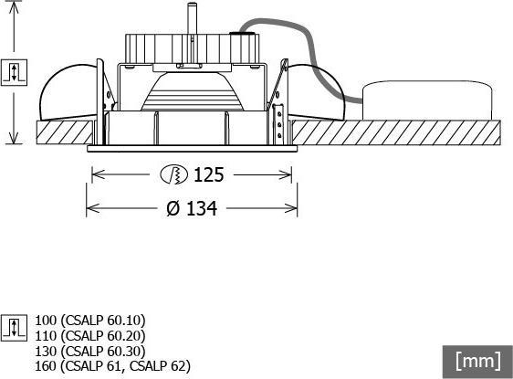 Produktbild LTS Licht&Leuchten LED-Einbaustrahler CSALP 60.3040.15 ws (3830 lm)