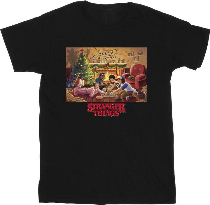 Immagine prodotto Netflix Stranger Things Christmas Gathering Maglietta Ragazzi (152, 158)