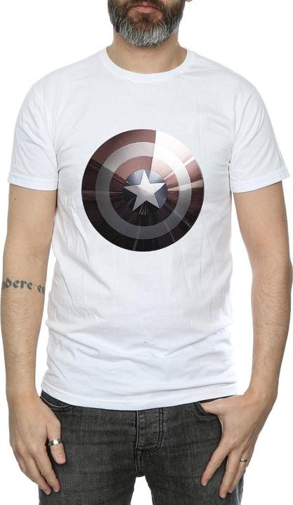 Immagine prodotto Maglietta Uomo Captain America Shield Shiny (M)