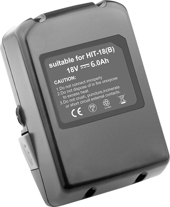 Image du produit Acconic Batterie pour. Hitachi BSL1830, BSL1840, BSL1815X, DH18DSL 18V (18 V)