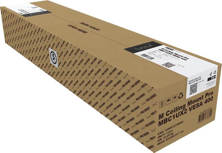 Actual product image Multibrackets Ceiling mount 2x, 32"-65", black, VESA 100x