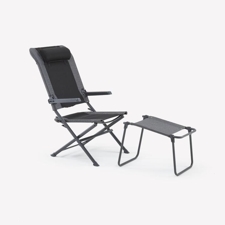 Actual product image Quechua Camping leg rest compatible with our camping chairs