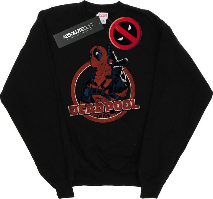 Image du produit - Sweat DEADPOOL GUN FINGER - Homme (L)