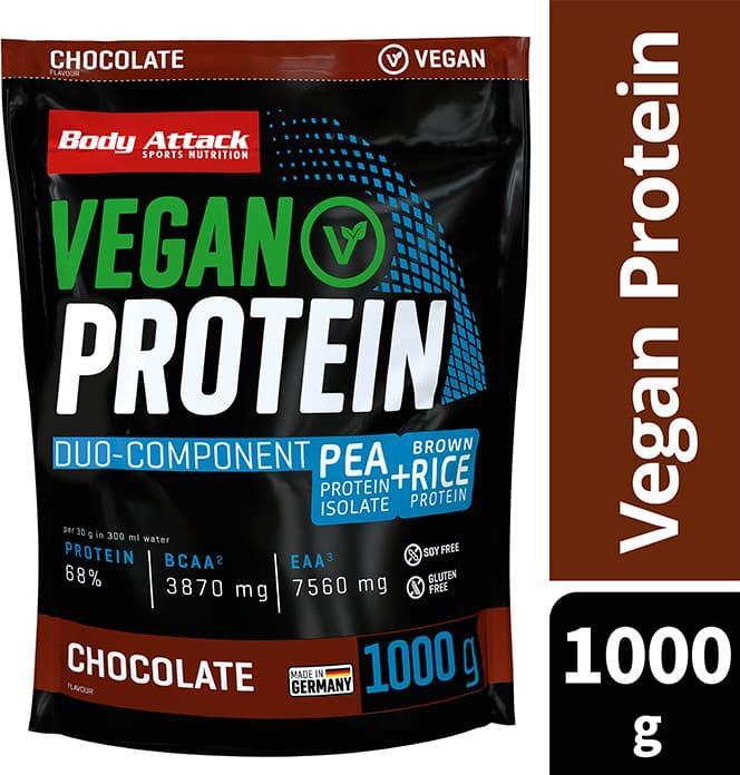 Actual product image Body Attack Vegan Protein (Neutral, 1 pcs., 1000 g)