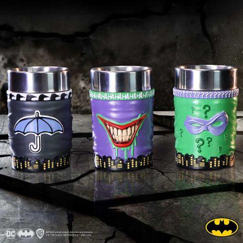 Actual product image Nemesis Now DC Comics shot glasses Batman Super-Villains 3-pack (0.50 dl, 3 x, Shot glass)