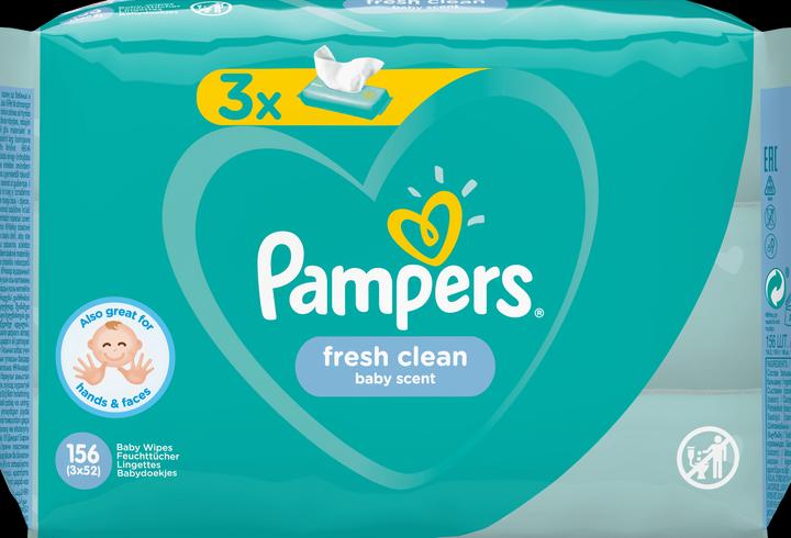 Produktbild Pampers Fresh Clean (156 Stück)