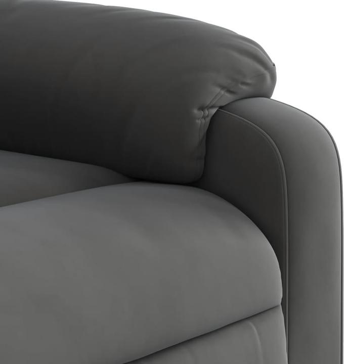Immagine prodotto VidaXL Sedia da massaggio in tessuto microfibra grigio scuro, colore