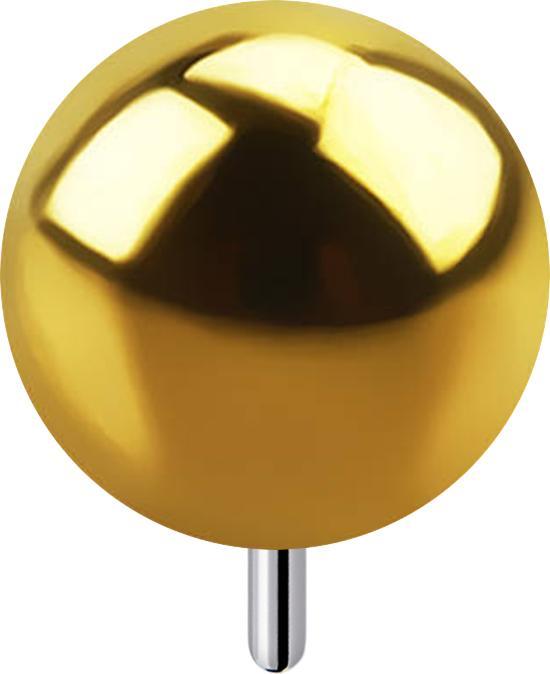 Immagine prodotto Star Piercing Threadless Kugel vergoldet (Titanio G23, senza ottone)
