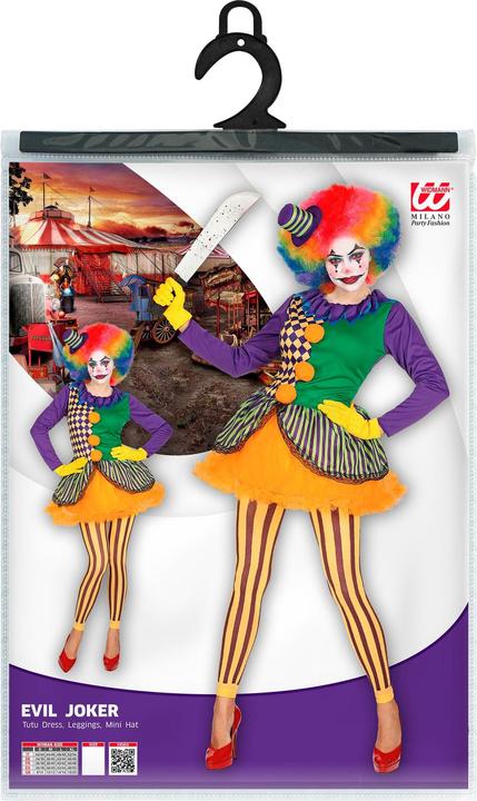 Produktbild Widmann Kostüm Evil Joker Gr. S Jacke (S)