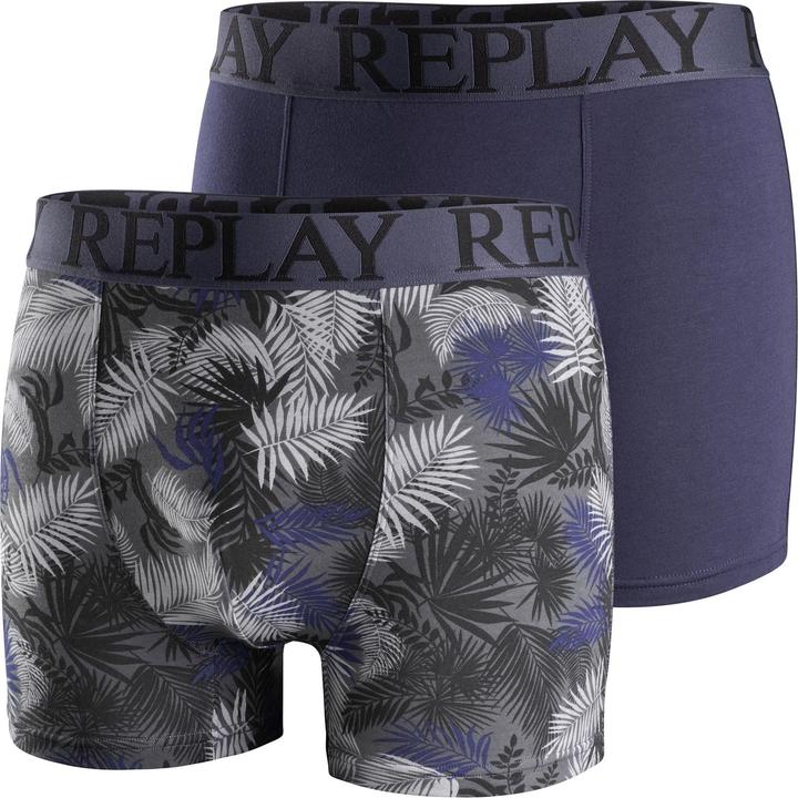 Replay Unterhose Trunks 2er Pack (XXL, 2er Pack)