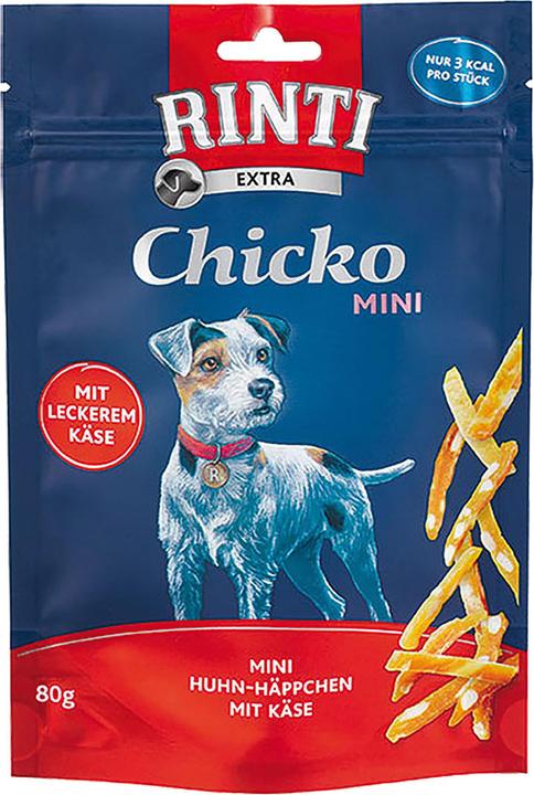 Actual product image Rinti Extra Chicko Mini Chicken & Cheese (Adult, 1 pcs., 80 g)