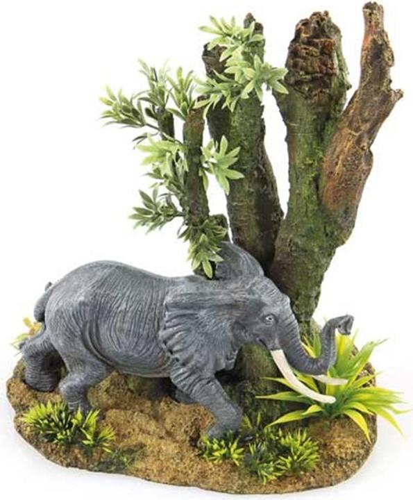 Image du produit Amazonas Décor Arbre avec éléphant KP012-3-001 25.5x17.5x31cm (Décoration, autres éléments)