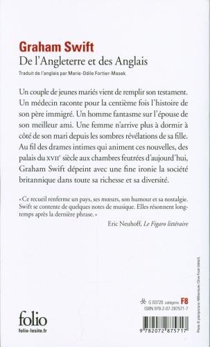 Produktbild De l'Angleterre et des Anglais (Französisch, Swift Graham, 2020)
