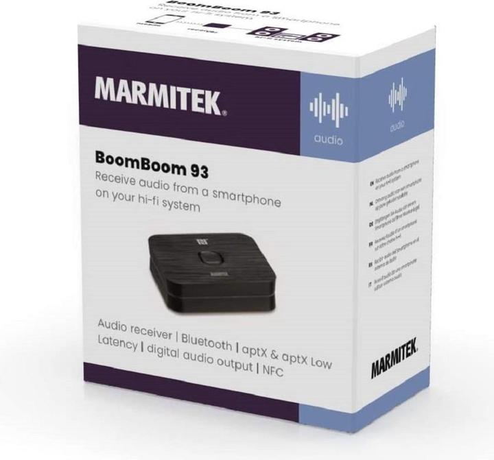 Produktbild Marmitek BoomBoom 93 10 m Schwarz (Empfänger)
