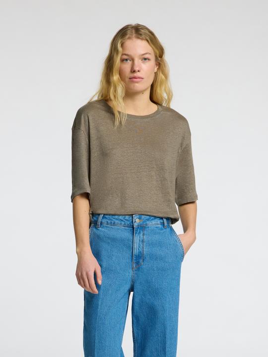 Image du produit Selected Femme T-shirt en lin (XS)