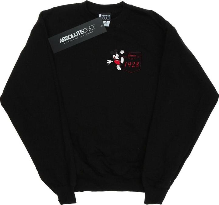 Immagine prodotto Disney Mickey Mouse Faux Pocket Since 1928 Felpa Ragazzi (152, 158)