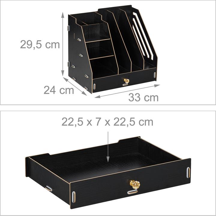 Actual product image Relaxdays Schreibtisch-Organizer (A4)