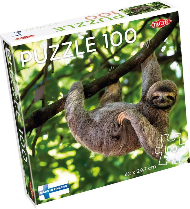 Image du produit Tactic Puzzle Paresseux suspendu à un arbre, 100 pièces. (100 pièces)