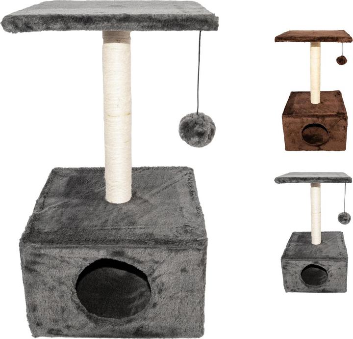Actual product image Casativo Cat scratching post made of sisal and plastic (53 cm, Grey)