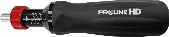 Proline 1/4 "torque screwdriver 1-6nm, 195mm, hd