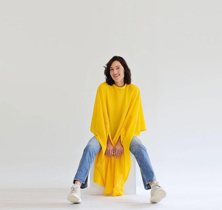 Image du produit Trend-Design Cape T.D. Classic jaune 135 x 150 cm