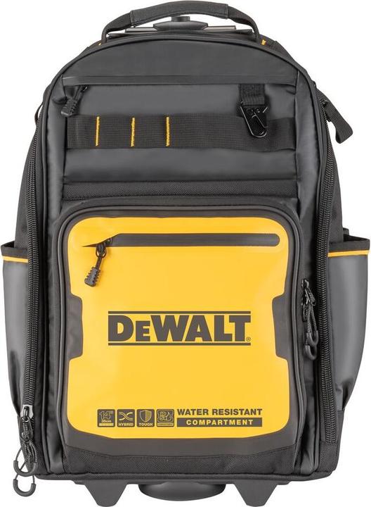 Image du produit DeWalt Sac à dos à outils avec poches de la série Soft Storage sur roulettes, poignée télescopique (46 pièces)
