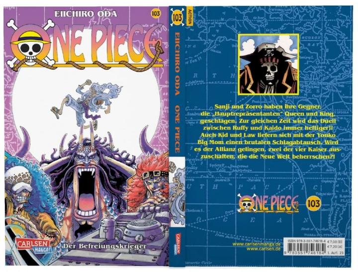 Actual product image One Piece 103 (German, Eiichiro Oda, 2023)