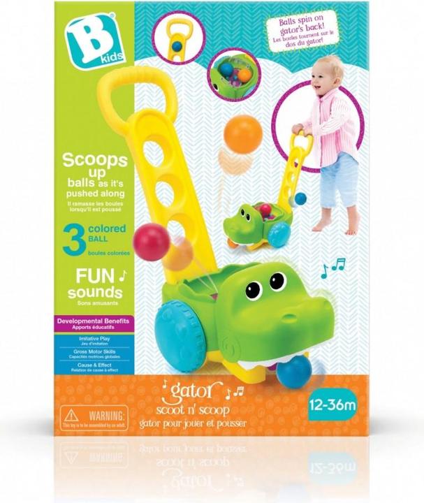 Actual product image Bkids Hoover with crocodile balls