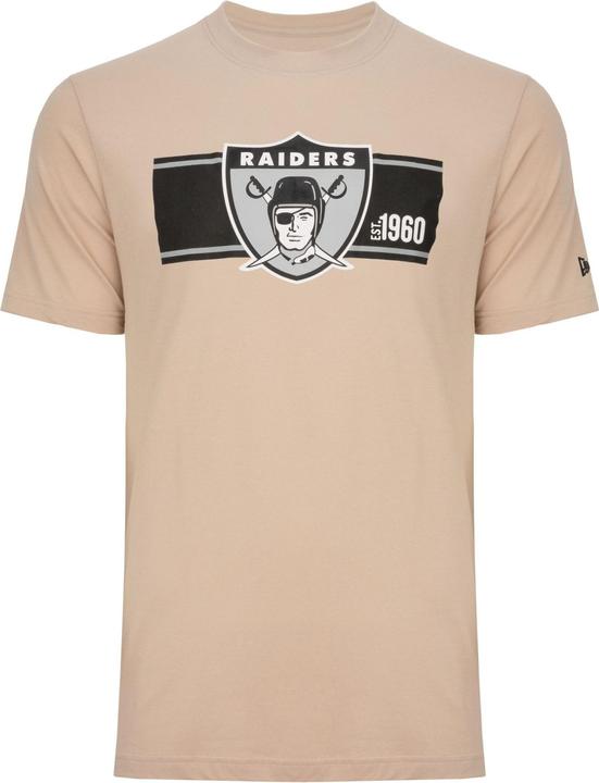 Produktbild New Era Shirt - NFL SIDELINE Oakland Raiders stone - XL (XL)
