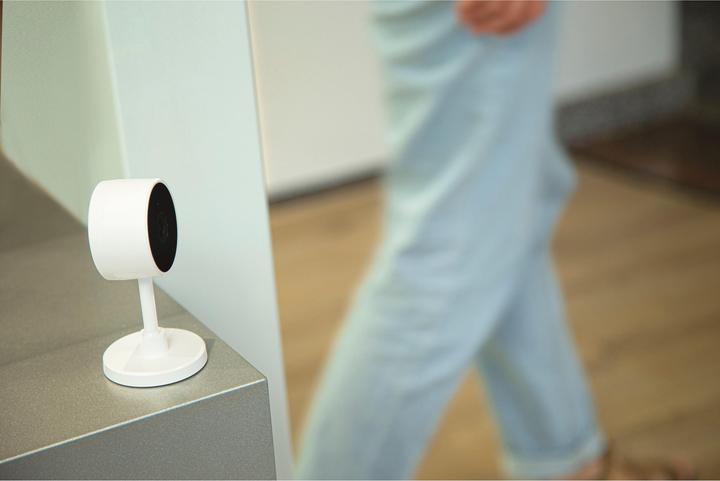 Produktbild Alecto SMART-CAM10 - Smart wifi camera, aan domotica koppelbare IP camera - Wit (1920 x 1080 Pixels)