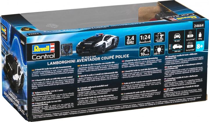 Actual product image Revell RC Lamborghini Aventador Police