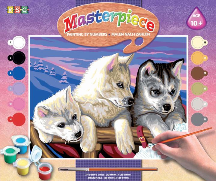 Immagine prodotto Dipingere con i numeri Huskies