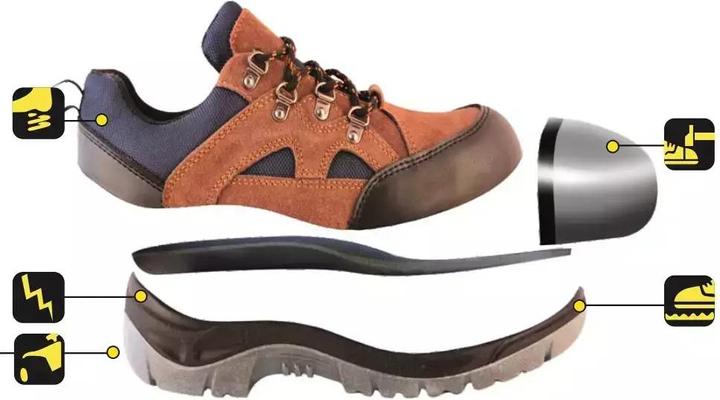 Produktbild Dedra safety shoes, suede with steel toe, size 44 (BH9P2-44) (S1, 44)